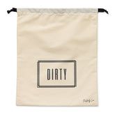 Dirty Laundry Drawstring Bag Cotton Travel Laundry Bag